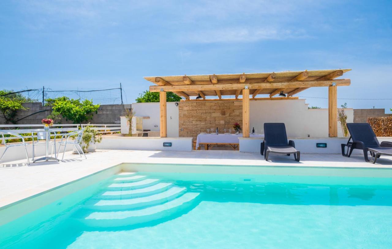 Ferienwohnung Dependance Specchia With Pool Exterior foto